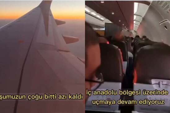 Hava boşluğuna düşən təyyarədə pilotun açıqlaması hamını güldürdü - VİDEO