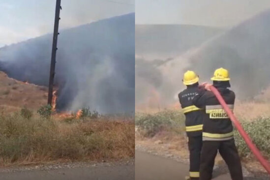 Suqovuşanda yanğın olub - VİDEO