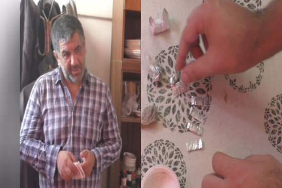 Onlayn yolla narkotik alan şəxs tutulub - FOTO/VİDEO
