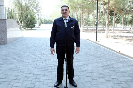 Sumqayıtda vətəndaşlarla görüş keçirildi - FOTOLAR