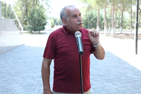 Sumqayıtda vətəndaşlarla görüş keçirildi - FOTOLAR