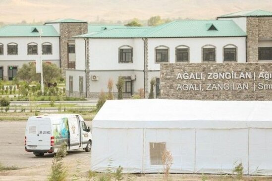 Ağalıda çadır tipli heyvan kəsimi məntəqəsi fəaliyyətə başlayıb - FOTO