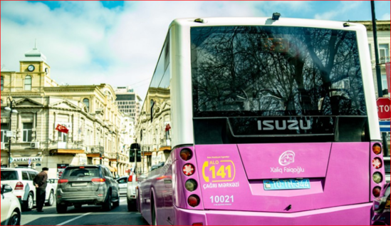Sabah Bakıda 5 marşrut xətti üzrə avtobusların hərəkət sxemi dəyişdiriləcək