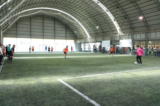 Neftçilər Gününə həsr olunmuş SOCAR-2022 mini futbol turnirində növbəti oyun baş tutub