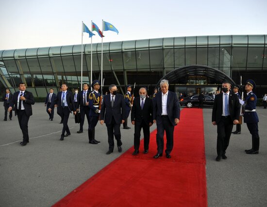 Tokayevin Azərbaycana səfəri başa çatdı - Foto