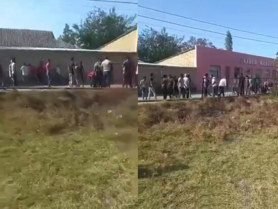 Bərdədə qızı zorlayıb videoya çəkdilər - Kənd sakinləri mağazaya hücum etdilər - VİDEO