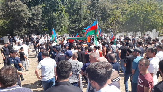 Ötən gün həlak olan hərbçimiz dəfn olunub - FOTO