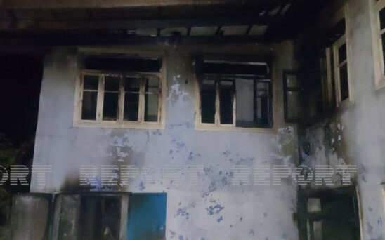 Azərbaycanda DƏHŞƏTLİ HADİSƏ: Ana və iki övladı evdə yanaraq öldü - FOTO