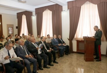 Hərbi Prokurorluqda "Ermənistanın Azərbaycana qarşı törətdiyi cinayətlər və onların ağır nəticələri" mövzusunda elmi-praktiki konfrans keçir