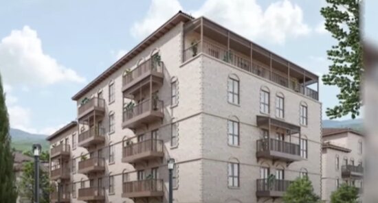 Şuşada yaşayış binaları belə olacaq - FOTOLAR