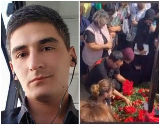 Nadir Qafarzadə uşaq evində böyüyən ŞƏHİDİMİZİN DƏFNİNDƏ - VİDEO