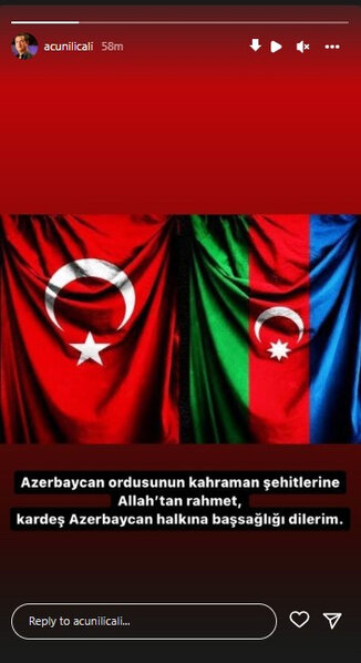 Acun Ilıcalıdan Azərbaycana başsağlığı - FOTO