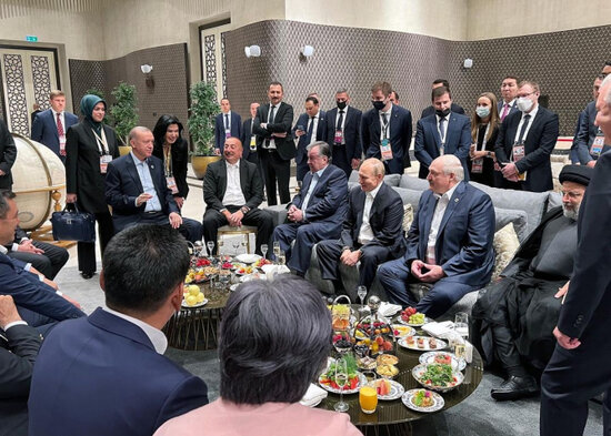 Səmərqənddəki görüşdən TARİXİ FOTO