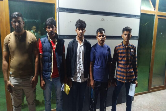 Azərbaycandan Rusiyaya keçməyə cəhd edən 5 Pakistan vətəndaşı saxlanılıb - FOTO