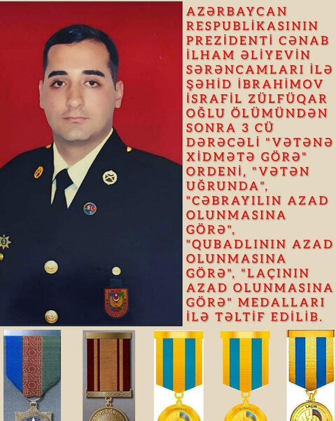 Mənsum İbrahimovdan şəhid qardaşı oğlu ilə bağlı paylaşım - FOTO