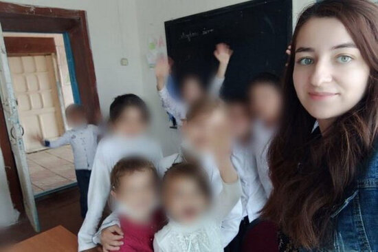 Dörd şagirdli məktəbin müəllim-direktoru təəssüratlarını DANIŞDI - FOTO