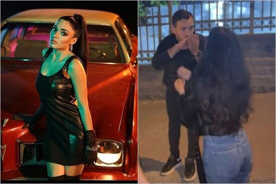 Azərbaycanlı müğənni İstanbulda taksi sürücüsü tərəfindən döyüldü - FOTO/VİDEO