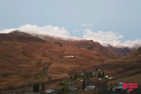 Azərbaycana qar yağıb - FOTO