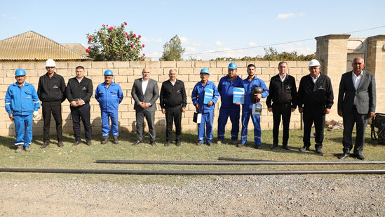 İmişlinin bu kəndlərində qazlaşdırma davam etdirilir (FOTO/VİDEO)