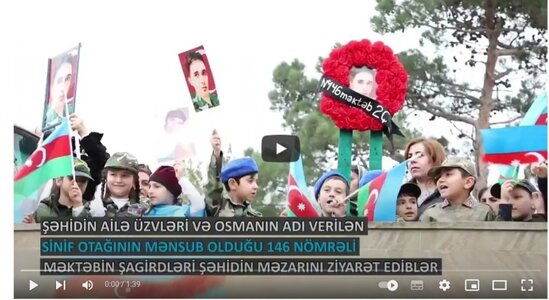 Birliyin rəhbər şəxsləri şəhid Osman Manafovun anım günündə məzarını ziyarət ediblər