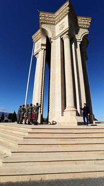 Mülki müdafiə qoşunlarının hərbi qulluqçusu şəhid Rəşad Şəfiyevin xatirəsi anılıb