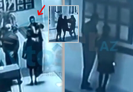 Məktəbdə şagirdə əxlaqsız hərəkətlər edən şəxs həbs edildi - VİDEO