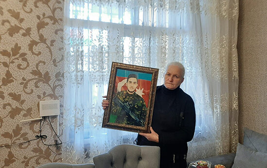 Şəhidin anası vəfat etdi - Foto