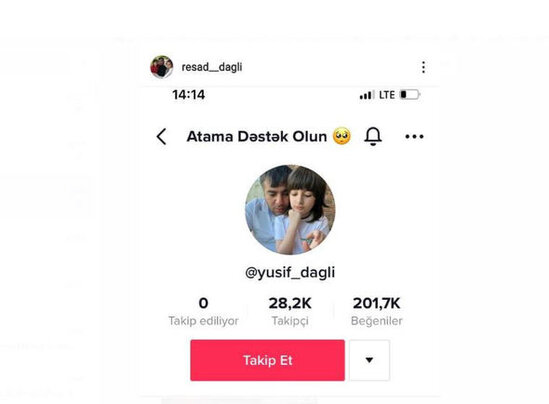 Rəşad Dağlının oğlu MÜRACİƏT ETDİ: Görsəniz...