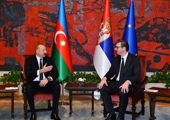 İlham Əliyevin Serbiya Prezidenti Aleksandar Vuçiç ilə təkbətək görüşü olub - YENİLƏNİB + FOTO