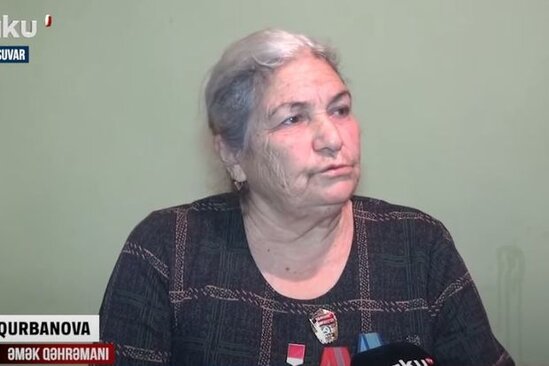 70 yaşlı əmək qəhrəmanı ulu öndərlə bağlı xatirələrini bölüşdü - VİDEO