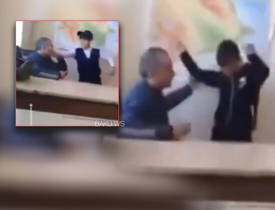 Məktəbdə biabırçılıq! - Şagirdlər müəllimin qarşısında rəqs etdi - VİDEO