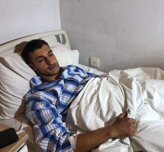 Kəlbəcərdə minaya düşən şəxslərin görüntüləri - VİDEO