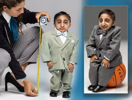 Dünyanın ən balaca boylu kişisi azərbaycanlıdır - FOTO