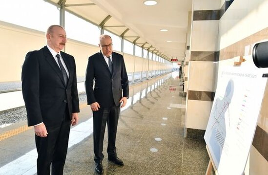 İlham Əliyev "Xocəsən" metro stansiyasının açılışında iştirak edib - FOTO