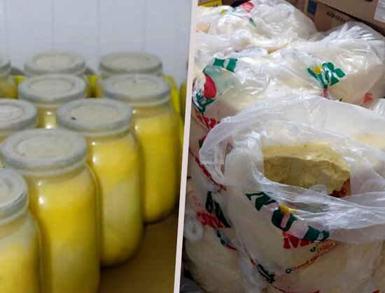 Marketdə kərə yağı adı ilə bitki yağı satırmışlar - FOTO