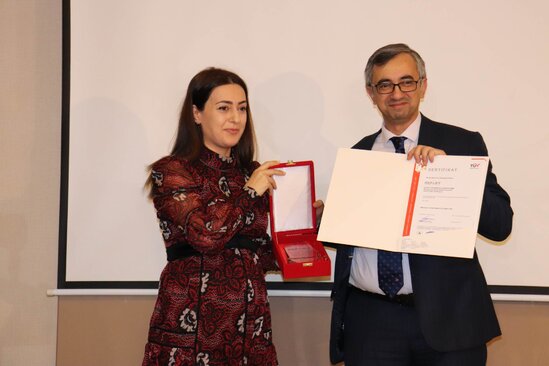 Fuad Hüseynəliyev: "İSO sertifikatı "Report"un beynəlxalq arenaya çıxışını asanlaşdıracaq"