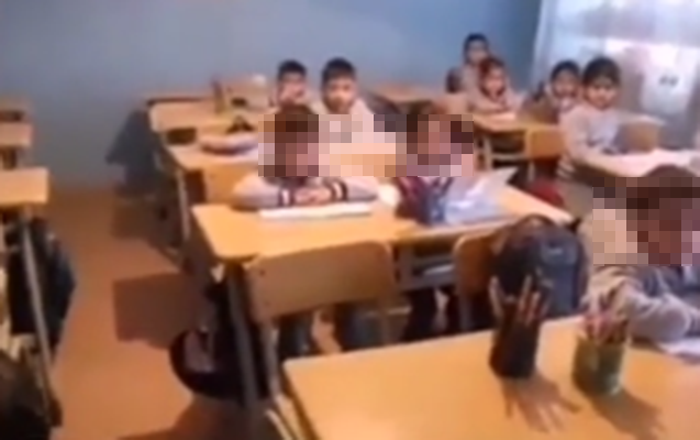 Videonu çəkən müəllimə töhmət verildi