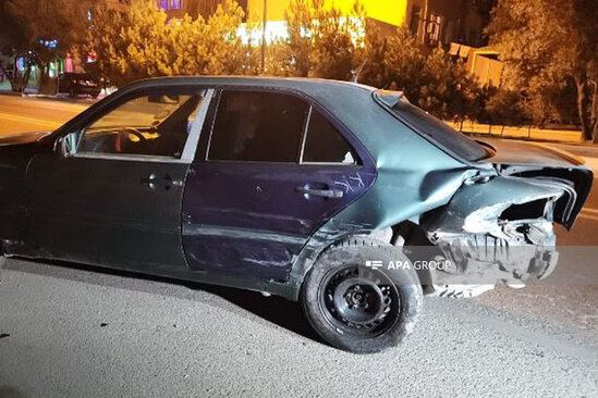 Bakıda 3 avtomobil qəzaya uğrayıb, xəsarət alanlar var - FOTO