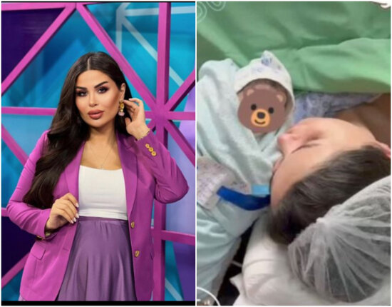 Azərbaycanlı aparıcı ana oldu - FOTO