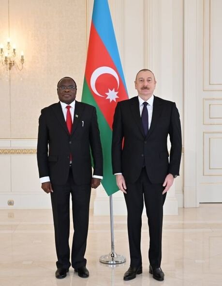 Prezident Namibiyanın ölkəmizdə yeni təyin olunan səfirinin etimadnaməsini qəbul edib - FOTO