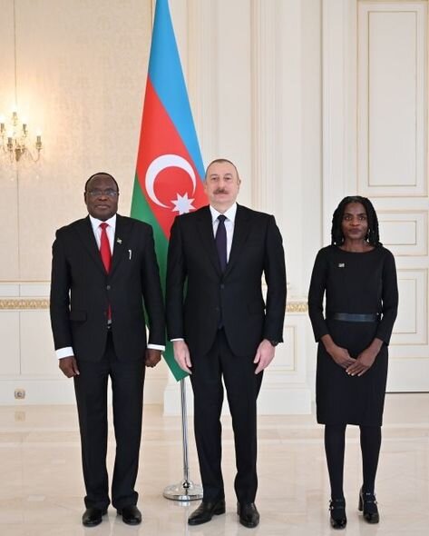 Prezident Namibiyanın ölkəmizdə yeni təyin olunan səfirinin etimadnaməsini qəbul edib - FOTO