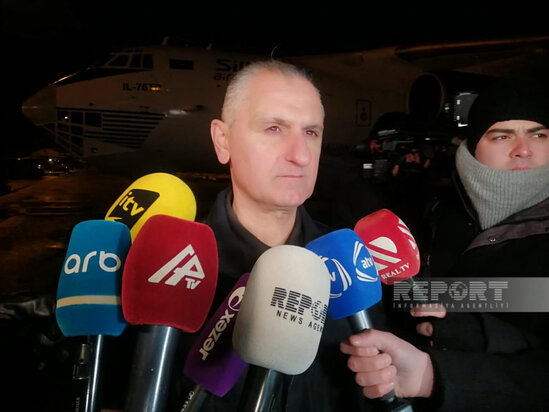 Azərbaycanın növbəti humanitar yardımları Türkiyəyə yola salınıb - FOTO