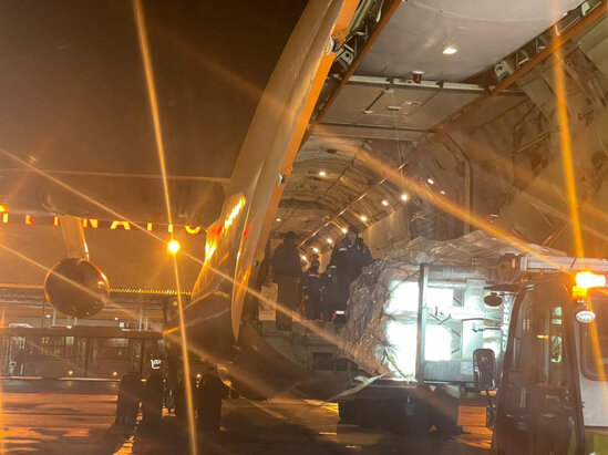 FHN-in növbəti humanitar yardımı Türkiyəyə yola salınıb - FOTO