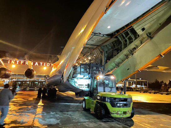 FHN-in növbəti humanitar yardımı Türkiyəyə yola salınıb - FOTO