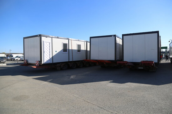 Azərbaycandan Türkiyəyə modul tipli 22 ev yola salınıb