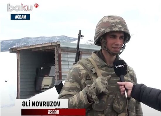 Uşaq evində böyüyən əsgərə ad günü hədiyyəsi - VİDEO