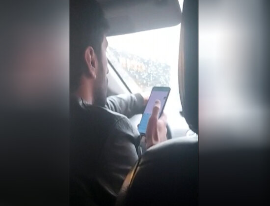 Bakıda daha bir taksi sürücüsü ilə qadın sərnişin arasında mübahisə - FOTO/VİDEO