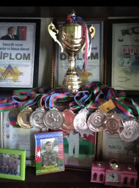 Ötən gün şəhid olan Novruz cüdoçu imiş - Foto