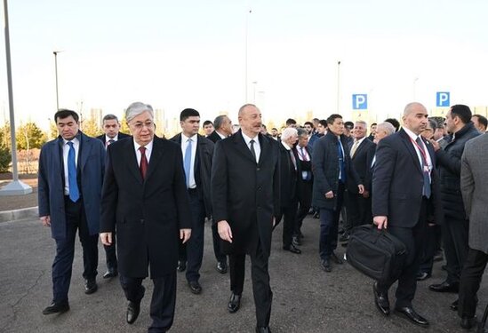 Astanada Heydər Əliyev küçəsinin açılışı olub - FOTO