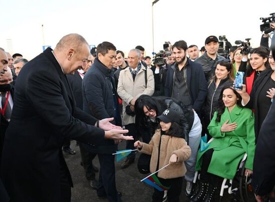 Astanada Heydər Əliyev küçəsinin açılışı olub - FOTO